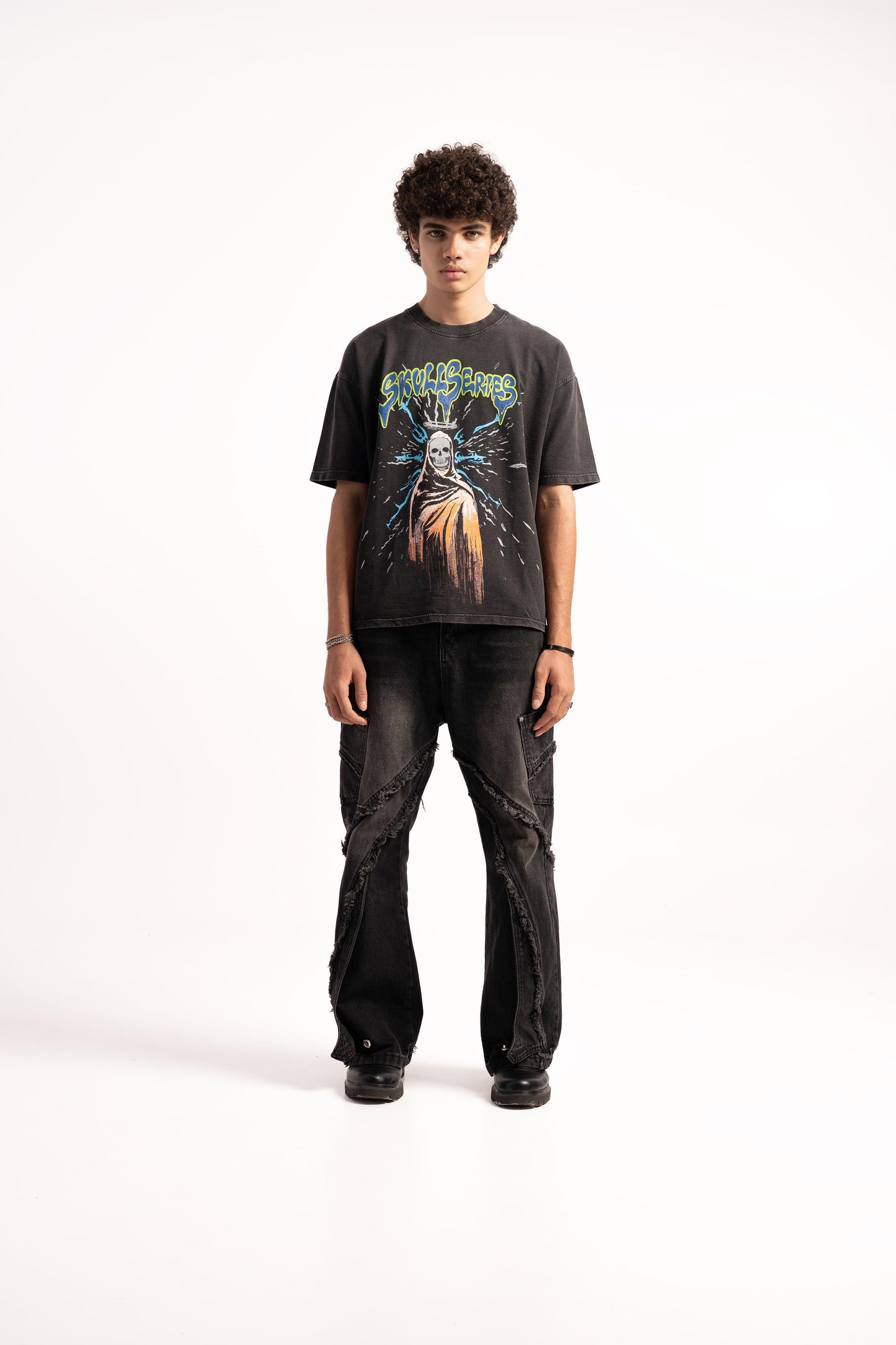 SKULL SERIES WASHED T-SHIRT