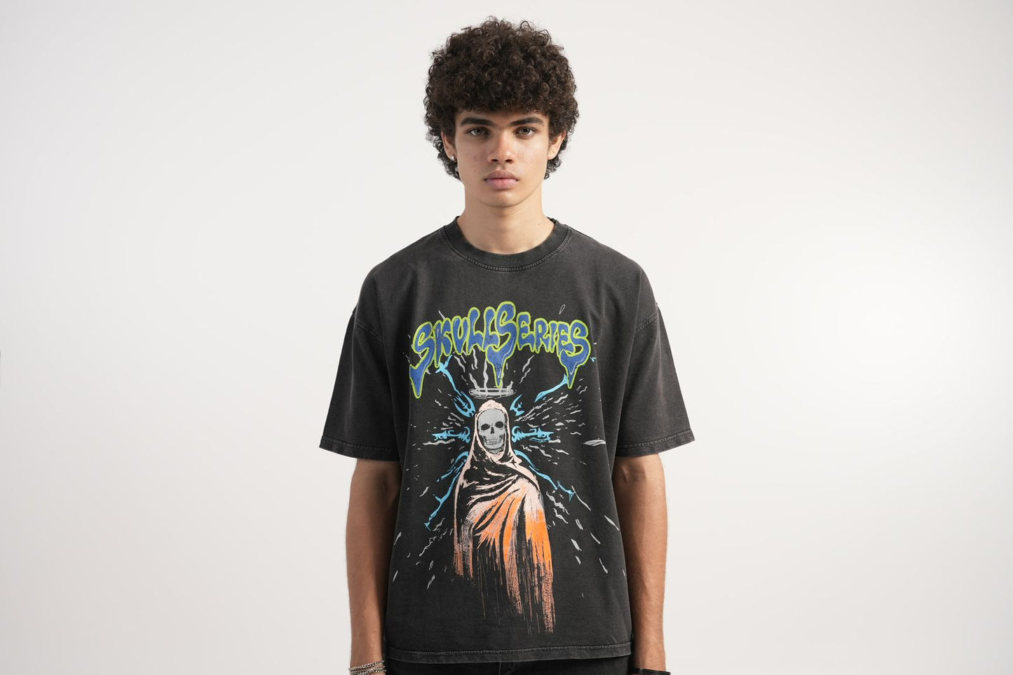 SKULL SERIES WASHED T-SHIRT