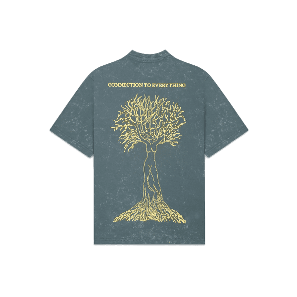 LIFE TREE OPTIC WASHED T-SHIRT