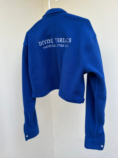 WINTER FLEECE CROP OVERSHIRT